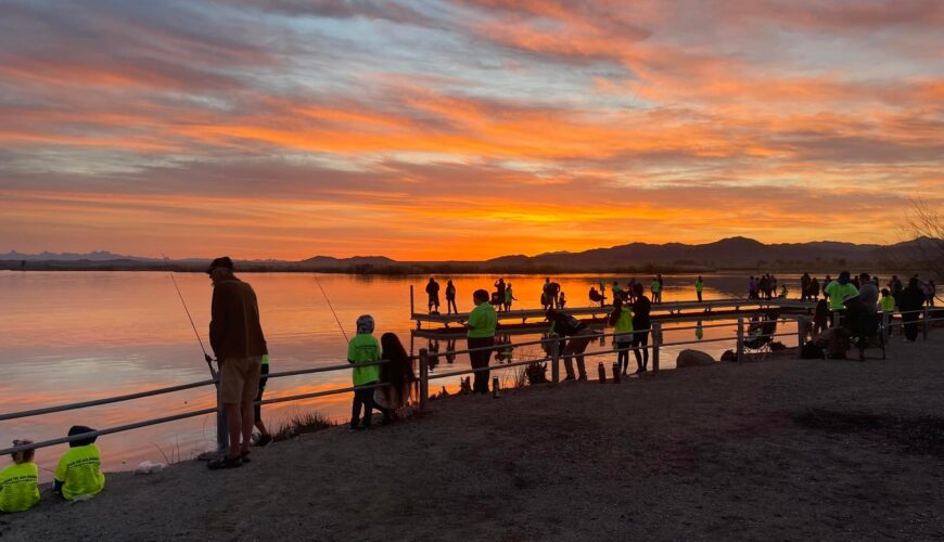 YVRGC group watching a sunset