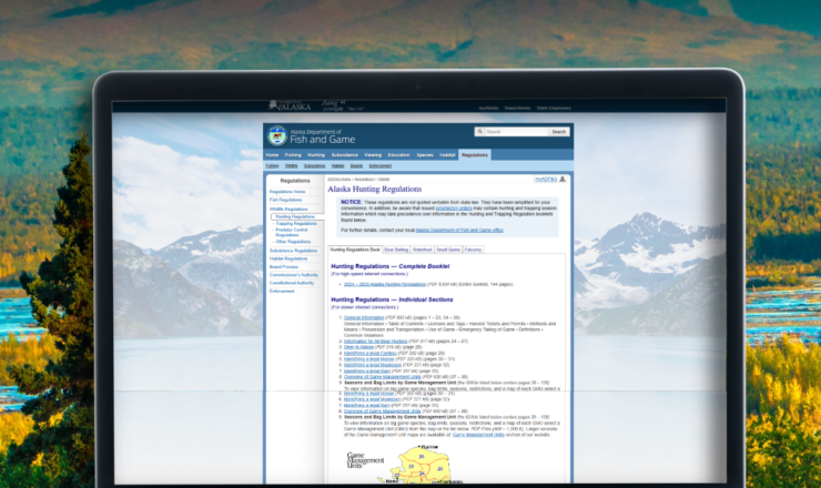 Alaska department of natural resources hunting regulations page